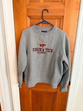 Jansport Gray Virginia Tech Alumni Crewneck Sweatshirt